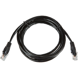 Патч-корд BigTech OPCC009 UTP CCA кат.5e/2м/литой/многожильный (черный)