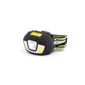 Фонарь налобный ЯРКИЙ ЛУЧ LH-160A Stalker CREE XP-G2 +2COB диммер акк