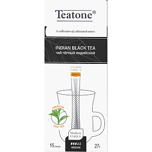 Чай Teatone черный в металл.стике 15шт/уп. 742
