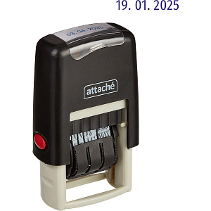 Датер автоматический мини Attache 3 мм месяц цифрами 7810