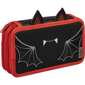 Пенал Комус Класс Летучая мышь ПКЗ 11-112, кож/зам, 2 отд., 190х110 мм