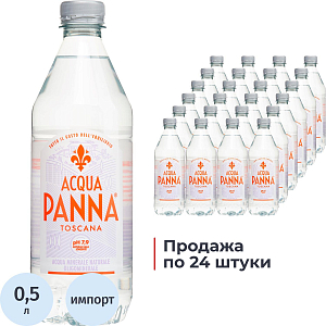 Вода минеральная Acqua Panna питьевая негаз ПЭТ 0,5л