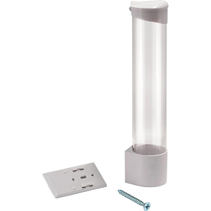 Держатель для стаканов на шурупах белый