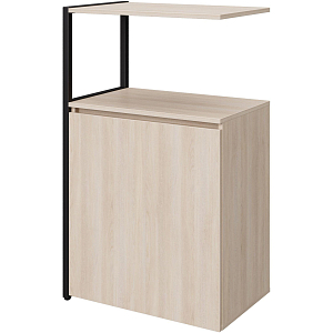 Полустеллаж для документов K-Loft  241H023 645х400х1068 дуб сканд/черный