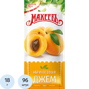 Джем Махеевъ Абрикосовый 18гx96шт/уп
