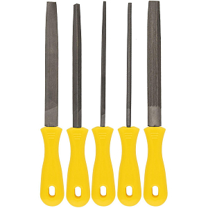 Набор напильников БИБЕР 85305 МАСТЕР 5шт, 150мм