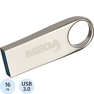 Флеш-память Promega Jet 16GB USB3.0 серебро, металл, под лого NTU279U3016GS