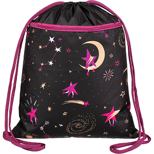 Мешок для обуви Комус Класс  Звездное небо , 360х470 мм, карман, МО-26-2