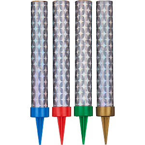 Свеча для торта 10см. 4шт/уп, MF-008