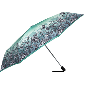 Зонт жен. Fabretti, облегченный автомат, 3 сложения, сатин,UFLS0053-11