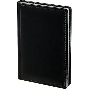 Ежедневник недатированный черн, А6, 100x150, 320стр, Agenda