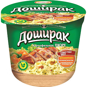 Картофельное пюре Доширак с курицей, 40гх24шт
