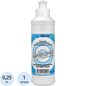 Гель для УЗИ МЕДИАГЕЛЬ 250 г/бут. высокой вязкости (б/цв.)