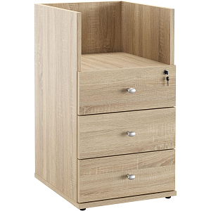 Тумба приставная Easy One LT 22/16 400 дуб сонома 3 ящ