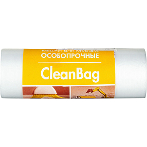 Мешки для мусора ПВД 60л 10мкм 20шт/рул прозрачные 56x68см_СПБ