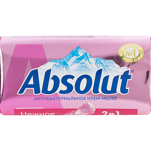 Мыло туалетное 90г ABSOLUT Антибактериальное в ассортименте  