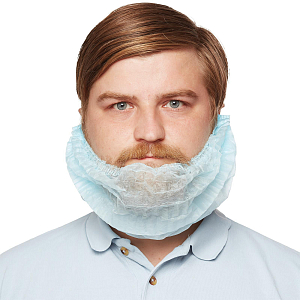 Набородник одноразовый голубой НАБ-Г 100шт./в уп.