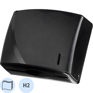 Диспенсер для полотенец лист Z-слож черный R-1317B