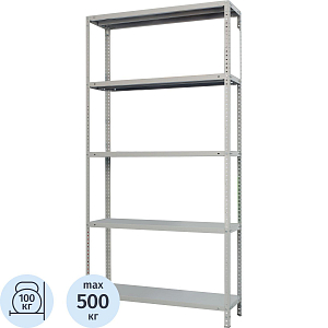 Стеллаж металлический 0MX_MS Standart 200/100x40/5 полок