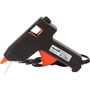Пистолет клеевой SPARTA 11 мм, 40 Вт, 2 стержня (93016)