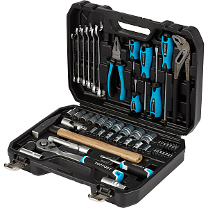 Набор инструмента TOPFORT 55 предметов 1/4 и 1/2