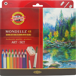 Карандаши акварельные MONDELUZ NATURE 3713 48цв/наб карт.уп 3713048001KZNV