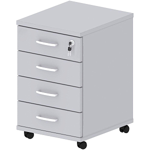 Тумба мобильная Мебель Easy One (913923) серый