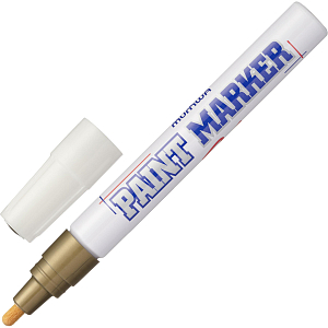 Маркер лаковый MunHwa 4 мм золото