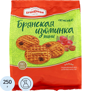 Печенье сахарное Брянская изюминка -мини, 250г