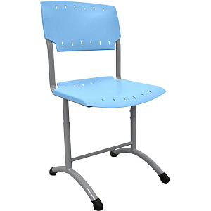 Стул ученический 0MX_GL_SIGMA,рег 5-7гр.р,420-500мм,RAL7004, пл.Pantone283C