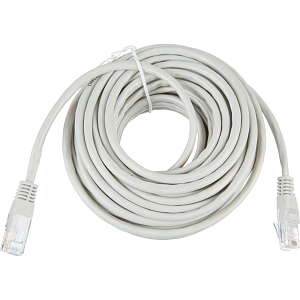 Патч-корд BigTech OPCC006 UTP CCA кат.5e/10м/литой/многожильный (серый)