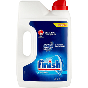 Порошок для ПММ FINISH Classic 2,5кг.