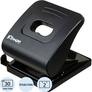 Дырокол Комус  Prima 6345 черный до 30л.