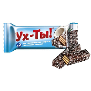 Шоколадный батончик Ух-ты! 30гх24шт/уп