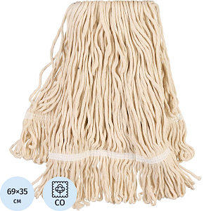 Насадка МОП кентукки, 400 г, хлопок, белый, лайт KN1035