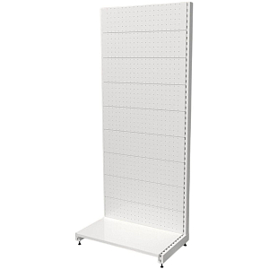 Стеллаж торговый VZTO_2150х1000х600 с перфорац белый