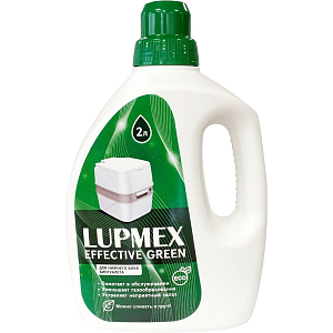 Жидкость LS_ туалетная LUPMEX Effective Green для нижнего бачка, 2л