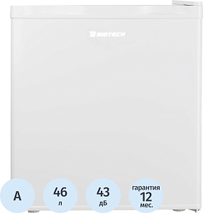 Холодильник BigTech FD46W, однокамерный