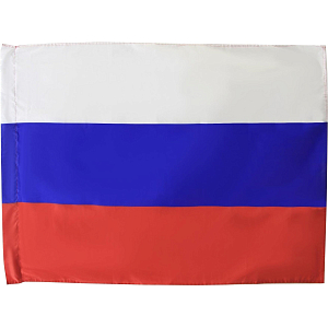 Флаг РФ 90х135 см, полиэфирный шелк