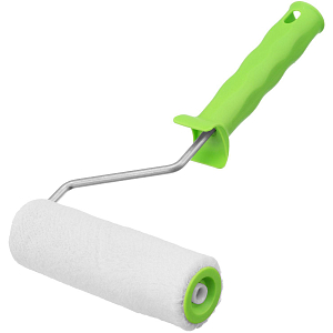 Валик 150 мм D=36 мм с ручкой 6 мм полиакрил, шерсть Велюр Сибртех 80133