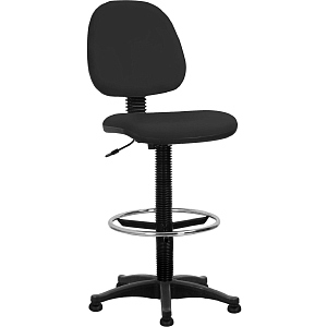 Кресло кассира UN_Regal gtsN3 ring base, вы с.база,ткань черная С-11x