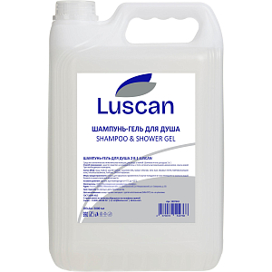 Шампунь и гель для душа Luscan 2в1, канистра 5000 мл