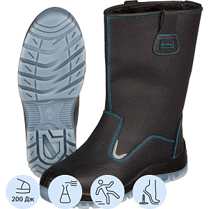 Сапоги TOPFORT 5 МППИ утепленные, ПУ/ТПУ р.45