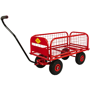 Тележка DDE Трансформер 200 ручная четырехколесная с бортами