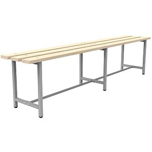 Скамья TI_СТ-4 (N) дерев. доска, 2000мм, рег.опора