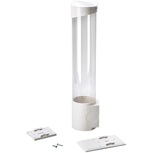 Держатель для стаканов на винтах AEL белый