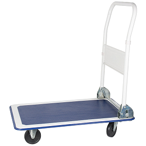 Тележка платформенная 150 кг TOR PH150 (резиновые колеса), 1004024