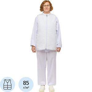 Жилет универсальный у17 (внеш) ХАССП бел 112-116/170-176