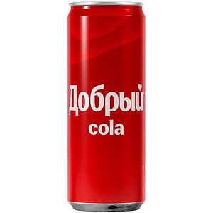Напиток Добрый Кола газ. 0,33л ж/б