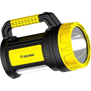 Фонарь светодиодный акк. КОСМОС KOCAc2005W_Ex 5W LED,бок.пан.10Вт,3 реж,з/у